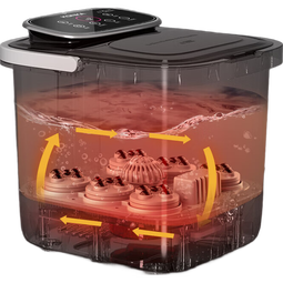 康佳（KONKA）泡脚桶足浴盆电动洗脚盆恒温加热全自动按摩2025过小腿高深桶实用生日礼物送爸爸妈妈长辈  【2025por高深桶】多模式智能调节+液晶智控屏