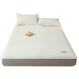 无印良品A类全棉床笠单件 纯棉夹棉床套罩床垫保护套全包床笠1.8x2米床