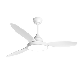 美的（Midea）风扇灯餐厅吊扇灯led卧室48寸开叶扇三叶扇熟睡风包安装