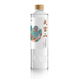 武当山 饮用水 天然弱碱水550ml*24瓶塑料膜装 丹江口深层水源 天然弱碱水550ml*24瓶