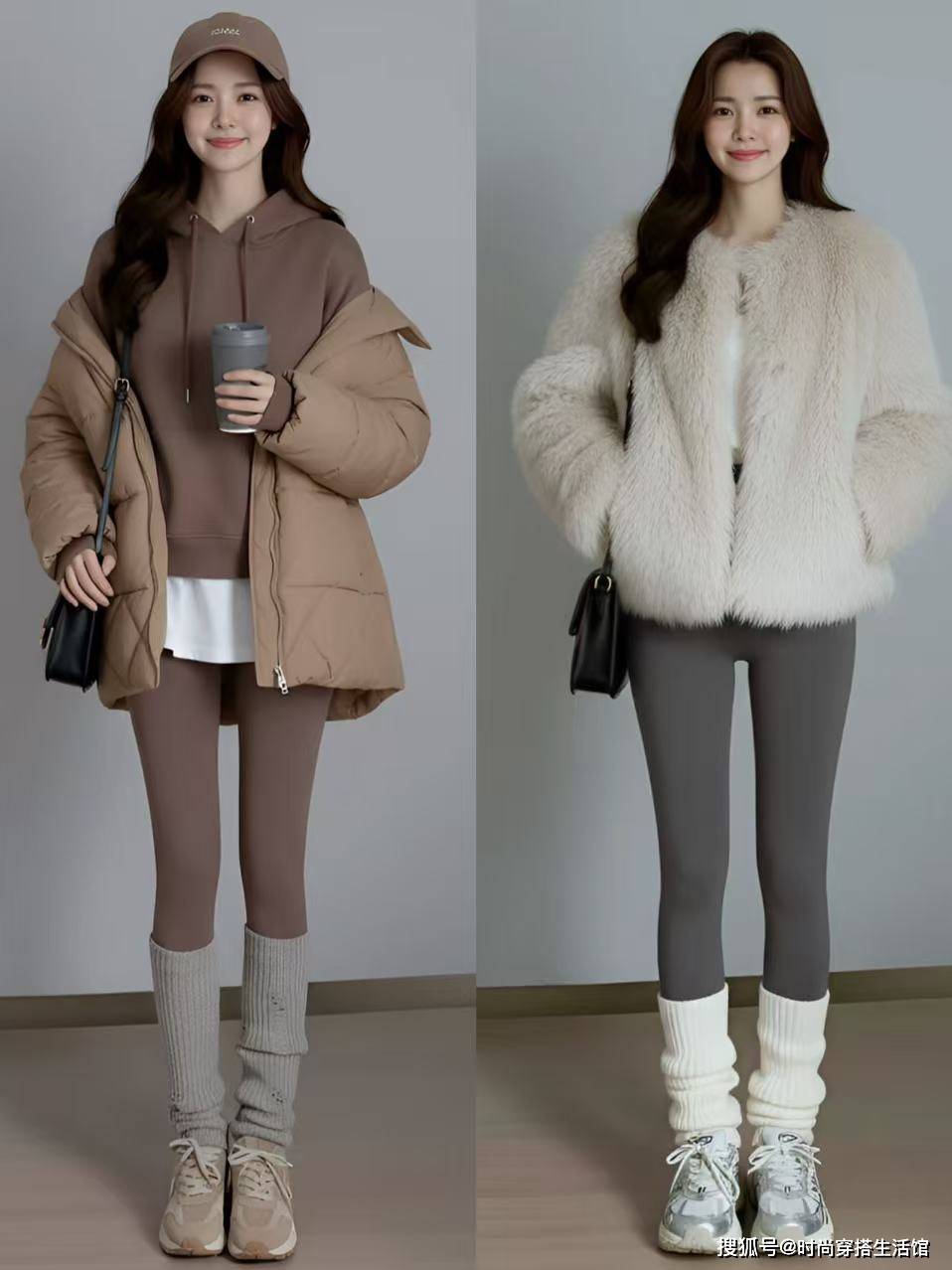 别再露脚踝了，满大街都是“鲨鱼裤+堆堆袜”，“老寒腿”的福利