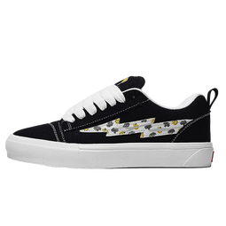 LIGHTNING X STORM毕加索画作联名闪电男女鞋子复仇风暴小香风面包鞋增高情侣滑板鞋 D5225烟熏黑 36