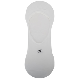 Calvin KleinJeans25男士简约ck字母刺绣舒适微弹商务休闲百搭运动船袜礼物 100-月光白 1双 均码