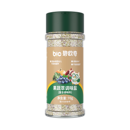 碧欧奇宝宝盐果蔬盐减钠辅食用盐调味料拌饭料食用盐送婴幼儿食谱 【炒菜】果蔬萃调味盐70g