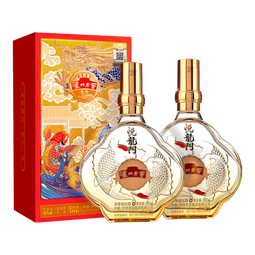 瀘州老窖定制酒悦龙门 52度浓香型纯粮名酒宴请送礼酒 宴饮收藏自酌佳品纪念酒 52度 500mL 2瓶 悦龙门 礼盒装 