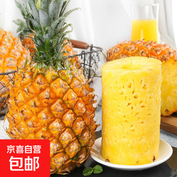 广东徐闻香水菠萝新鲜水果生鲜热带孕妇水果整箱包邮 净重4.5-5斤 单果650g起