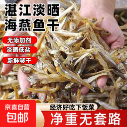 【好吃不贵】湛江淡干海燕鱼小鱼干特产小银鱼 湛江海燕小鱼干50克/尝鲜