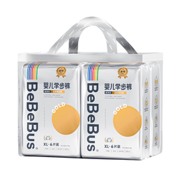 bebebus【金标】茶树精华超薄透气学步裤拉拉裤男女宝宝尿不湿 L 28片 （9-14KG）