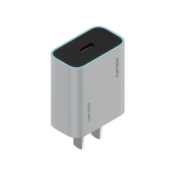 CUKTECH酷态科充电器 iPhone16充电头 PD20W快充 氮化镓充电器 Type-C适用苹果16/15/14/iPad手机平板 高性能氮化镓快充头 灰