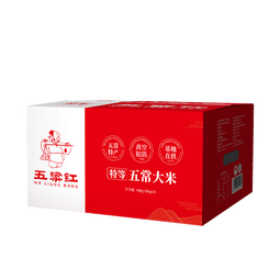 五粱红2025年新米特等五常大米正宗原粮稻花香2号20斤gbt19266家庭装 放心煮都好吃 5kg*2袋 /箱