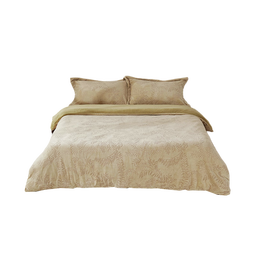 一默四件套秋冬季被套床单枕套加厚保暖双人风曳花栖烂花牛奶绒四件套 茶褐 床单款 （被套200*230cm）