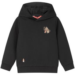 暇步士（Hush Puppies）童装儿童男童冬装新款舒适一体绒面料时尚休闲百搭卫衣 丛林绿 105 cm