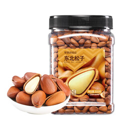 洽洽开口松子500g东北松子休闲零食坚果办公室小吃 松子500g*1罐