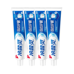 冷酸灵牙膏抗敏感护龈固齿强健牙齿缓解敏感清新牙膏 囤货装[抑菌抗敏]固齿护龈140g*4