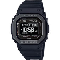 卡西欧手表运动表智能表可测心率睡眠双充电简约防水运动电子表新年礼物 DW-H5600MB-1PR新款