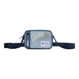 Champion冠军相机包男斜挎包潮牌徽章单肩方包女复古小食量痛包日常通勤 深蓝 均码