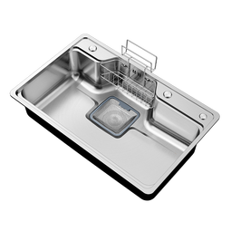 箭牌（ARROW）HY厨房水槽大单槽0涂层日式聚宝盆304不锈钢压纹洗菜盆一体拉伸槽