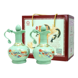 永丰牌北京二锅头永丰 清香型白酒 纯粮酿造 粮食酒 青龙礼盒装 52度 500mL 2瓶 青龙双支礼盒