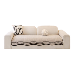 无印良品真皮沙发专用垫雪尼尔四季通用沙发垫2025新款耐磨高级感防滑坐垫 晚颜-咖色 【不伤皮面不磨损皮沙发】 70*50cm