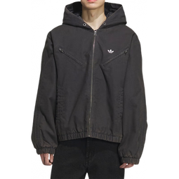 阿迪达斯（adidas）三叶草 棉服男女同款2025冬季新款情侣防寒保暖休闲短款拉链夹克 KC2640 XXS