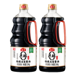 海天酱油 零添加原酿本味1.54kg0添加生抽一级酿造酱油炒菜家用调味品 【0添加】特级头道酱油1.54kg*2
