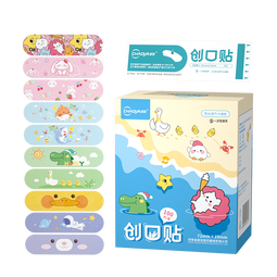 超亚婴童消毒酒精棉棒皮肤伤口新生儿一次性无菌脱脂碘伏棉签 100片创口贴+40支碘伏棉签