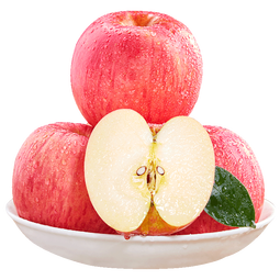 甜醉了烟台苹果新鲜水果脆甜生鲜栖霞红富士山东特产礼盒源头直发 包邮 净重4.5斤75-80mm