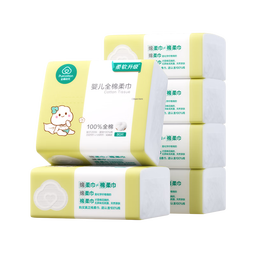 全棉时代【孙颖莎同款】婴儿棉柔巾100%纯棉干湿两用面巾洗脸巾80抽*6包