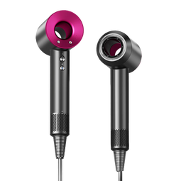 徕芬瑞悦电吹风机 家用静音负离子大功率不伤发吹风筒 吹头发家用发廊恒温护发 新年礼物年会礼品 玫红色-无风嘴｜亿级水润负离子｜恒温护发 ｜线1.7米｜礼盒装