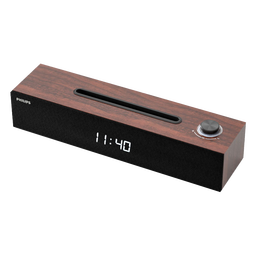 飞利浦（PHILIPS）SPA3809 蓝牙音箱  电脑音响 家用桌面台式机笔记本音箱 重低音 木质时钟音箱