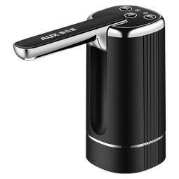 奥克斯抽水器桶装水电动压水器自动吸水器矿泉水上水器饮水机大桶水抽水泵取水器 【耀钻黑】3档升级泵+折叠卫生