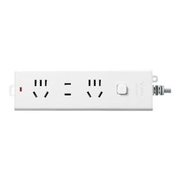 公牛插座 基础纯白款 总控开关拖线板 多孔长线多功能电插板 带儿童保护门/新国标/排插/接线板 三位【总控】1.5米 GN-B9120