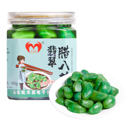 屹禾苗（YIHEMIAO）正宗腊八蒜翡翠腊八蒜健康美味绿蒜糖蒜糖醋大蒜新蒜腌制下饭菜 翡翠腊八蒜400g*1罐