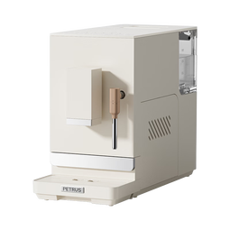 柏翠（petrus）2025新品 意式全自动咖啡机小型家用现磨研磨一体机办公室 PE3106 新年礼物 米白色