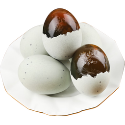 鄱湖鸭舍 松花蛋无铅工艺皮蛋变蛋恒温腌制正宗溏心鸭皮蛋松花皮蛋 特大号60-70g*12枚【超值】