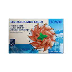 BOWO铂沃北极甜虾120-170只（买1赠1）共净重4斤解冻即食年货节礼盒