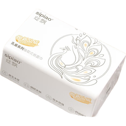 【超值】丝飘抽纸巾医护级大包加厚餐巾纸家用面巾纸母婴用纸 5层 420张*4包