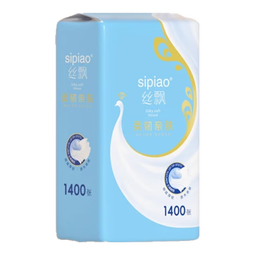 【优等品质】丝飘1400张悬挂式抽纸家庭装挂抽纸巾餐巾纸卫生纸 5层 1400张 * 2包
