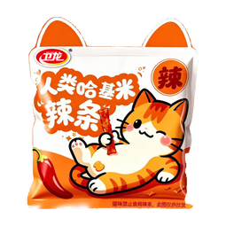 卫龙 辣条 大小面筋 亲嘴烧 【哈基米】休闲零食大礼包478g年货节团购