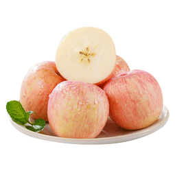 京鲜生 山西冰糖心苹果 净重8.5斤 单果75-80mm 生鲜水果源头直发