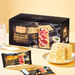 1号会员店（One's Member）黑松露火腿苏打饼干600g零食添加奇亚籽三色藜麦早餐饼干