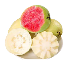 京喜加福建新鲜软糯红白心双拼奶油草莓芭乐低糖水果番石榴 核心产区直发 3斤红心+白心芭乐 净重2.7斤