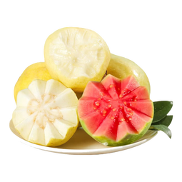 京喜加正宗广东产红心芭乐水果新鲜包邮低糖软糯鸡屎果巴乐胭脂红番石榴 奶油【白心芭乐】2斤（净重1.7斤）