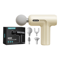 奥克斯（AUX）筋膜枪按摩器颈膜枪肩颈椎按摩仪肌肉放松神器按摩枪专业健身按摩锤生日礼物三八节女生送礼实用 【14kg大推力】云贝白+6档调节