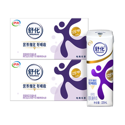 伊利舒化无乳糖牛奶系列零乳糖  营养细化 多种规格可选 年货礼盒 【高钙型】0乳糖220ml*24盒*2箱 12月底产