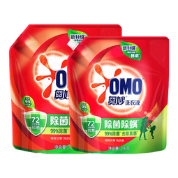 奥妙洗衣液除菌除螨去污渍家用机洗72小时抑菌持久留香宿舍手洗补充装 【除菌除螨】3kg + 2kg