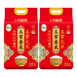 十月稻田【2025年新米】大米 五常香米 5kg*2袋