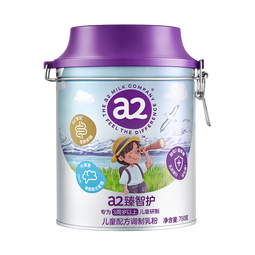 a2臻智护儿童配方奶粉 含乳铁蛋白4段奶粉3周岁+儿童营养奶粉750g 1罐