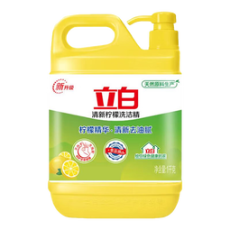 立白柠檬洗洁精食品用洗涤剂级家用实惠装大桶不伤手清新去油腻 2斤性价比【1瓶带海绵】