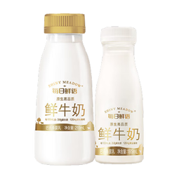 每日鲜语鲜牛奶3.6g全脂211ml*6+3.6g全脂185ml*6共12瓶【鲜】